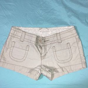 Juniors shorts. Vanity, size 5. Aero, size 3/4